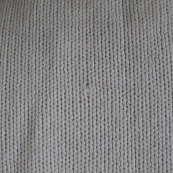 Vintage Millay Ivory Lambswool Angora Satin Cardigan Button Sweater Womens S - Picture 14 of 16